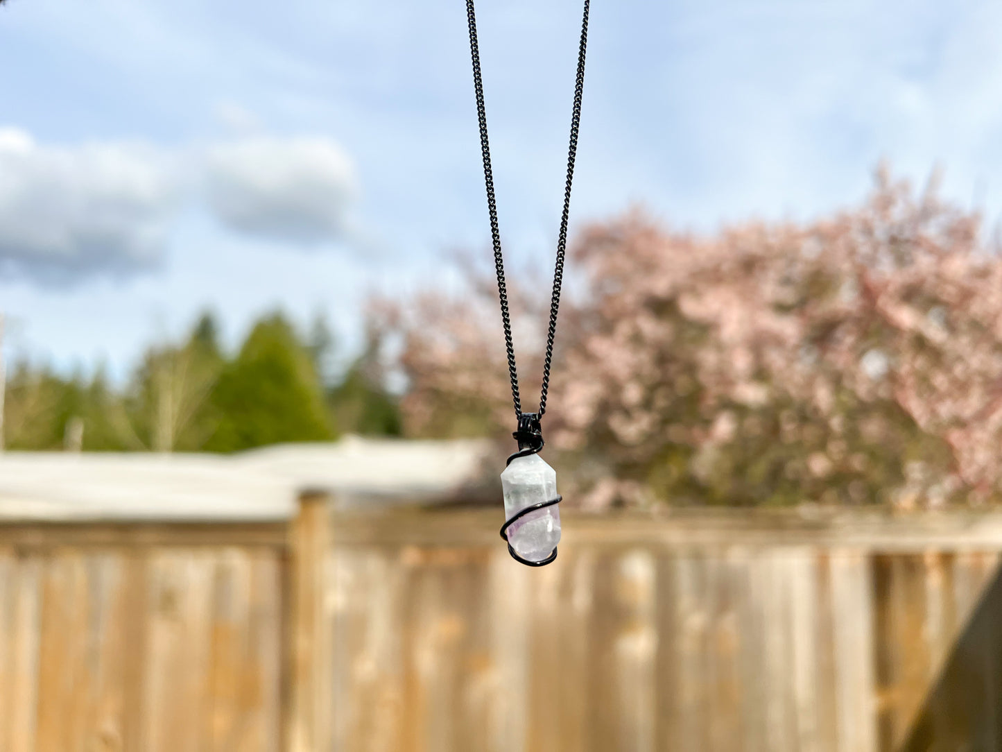 Fluorite Double Terminated Necklace
