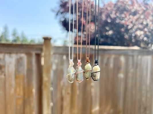 Labradorite Double Terminated Necklace