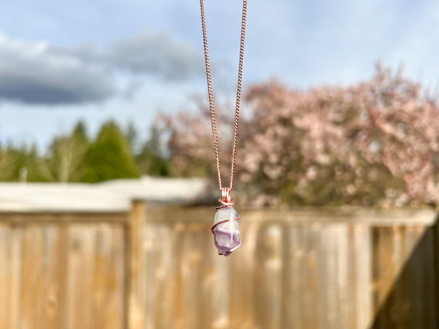 Fluorite Double Terminated Necklace