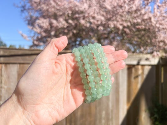 Green Aventurine Crystal Beaded Bracelet