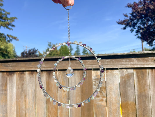Large Fluorite Sun Catcher