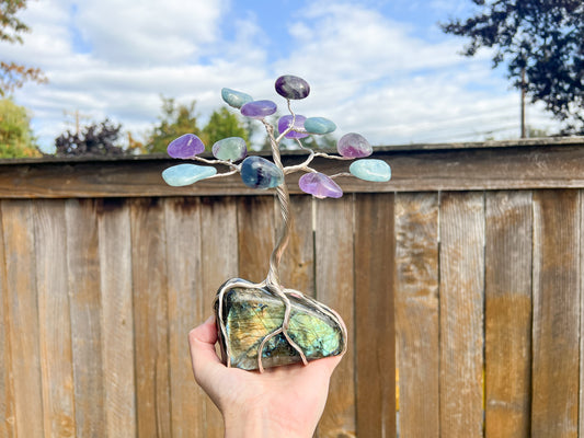 Pisces Crystal Tree