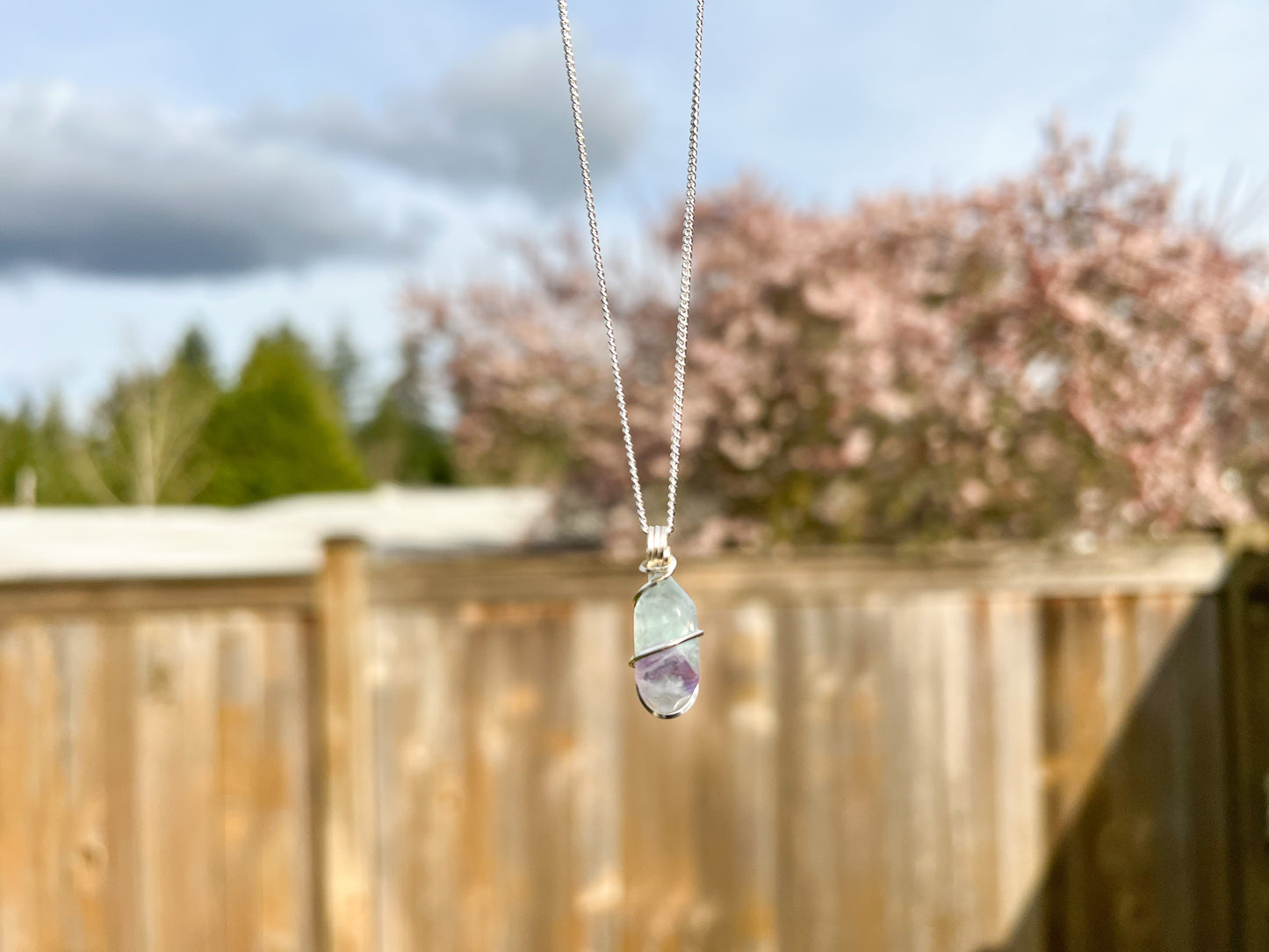Fluorite Double Terminated Necklace