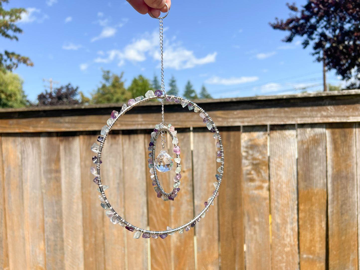 Large Fluorite Sun Catcher
