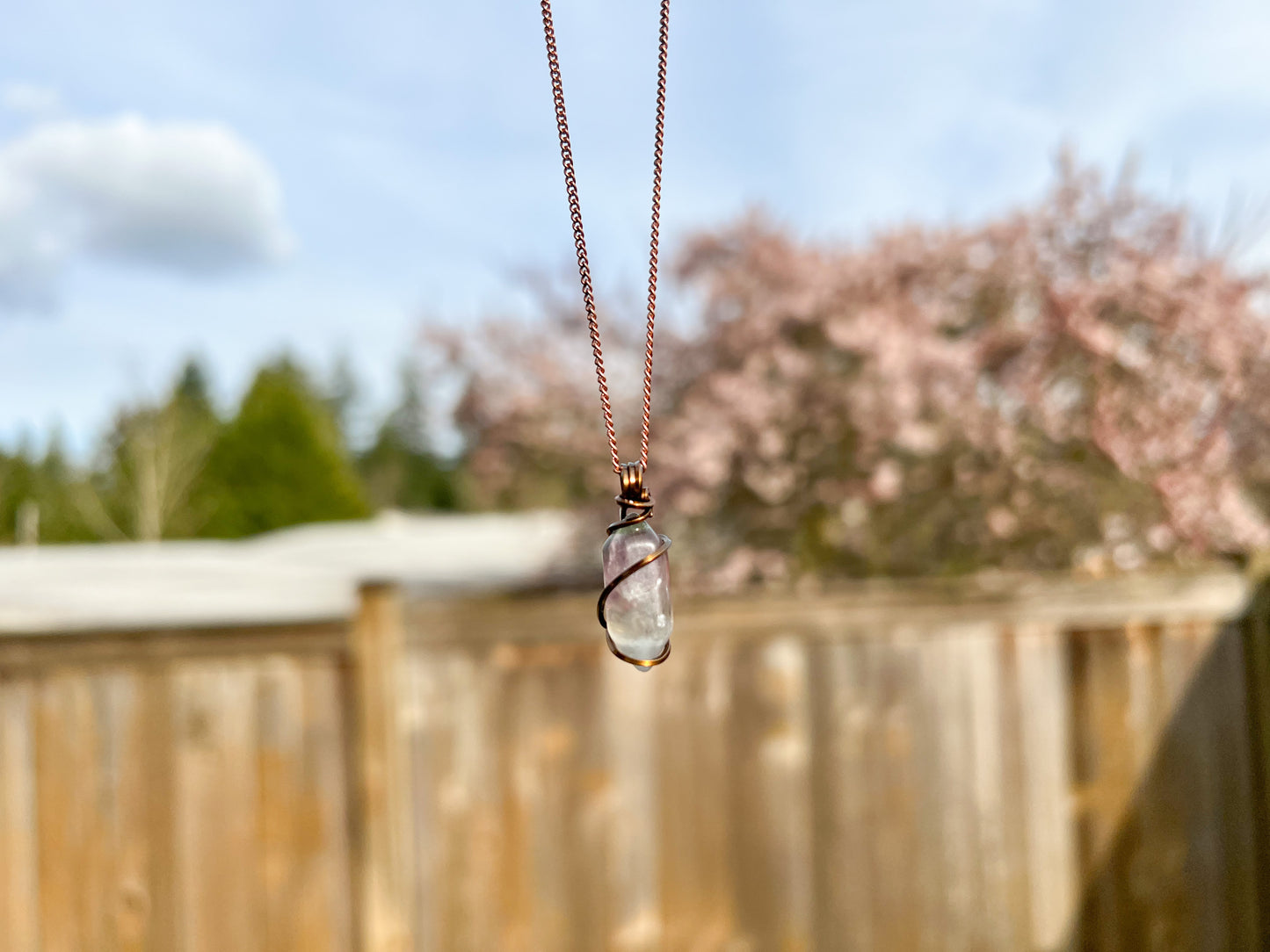 Fluorite Double Terminated Necklace
