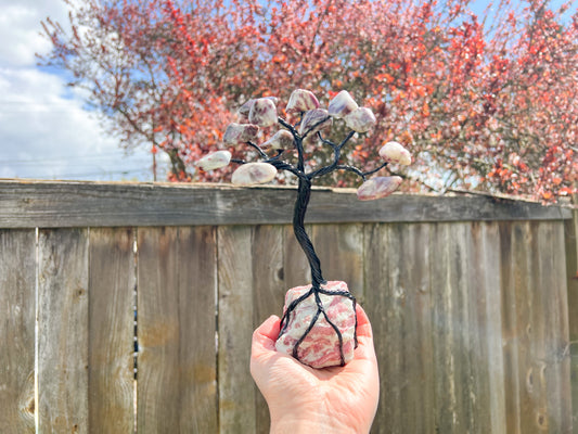 Pink Tourmaline Crystal Tree