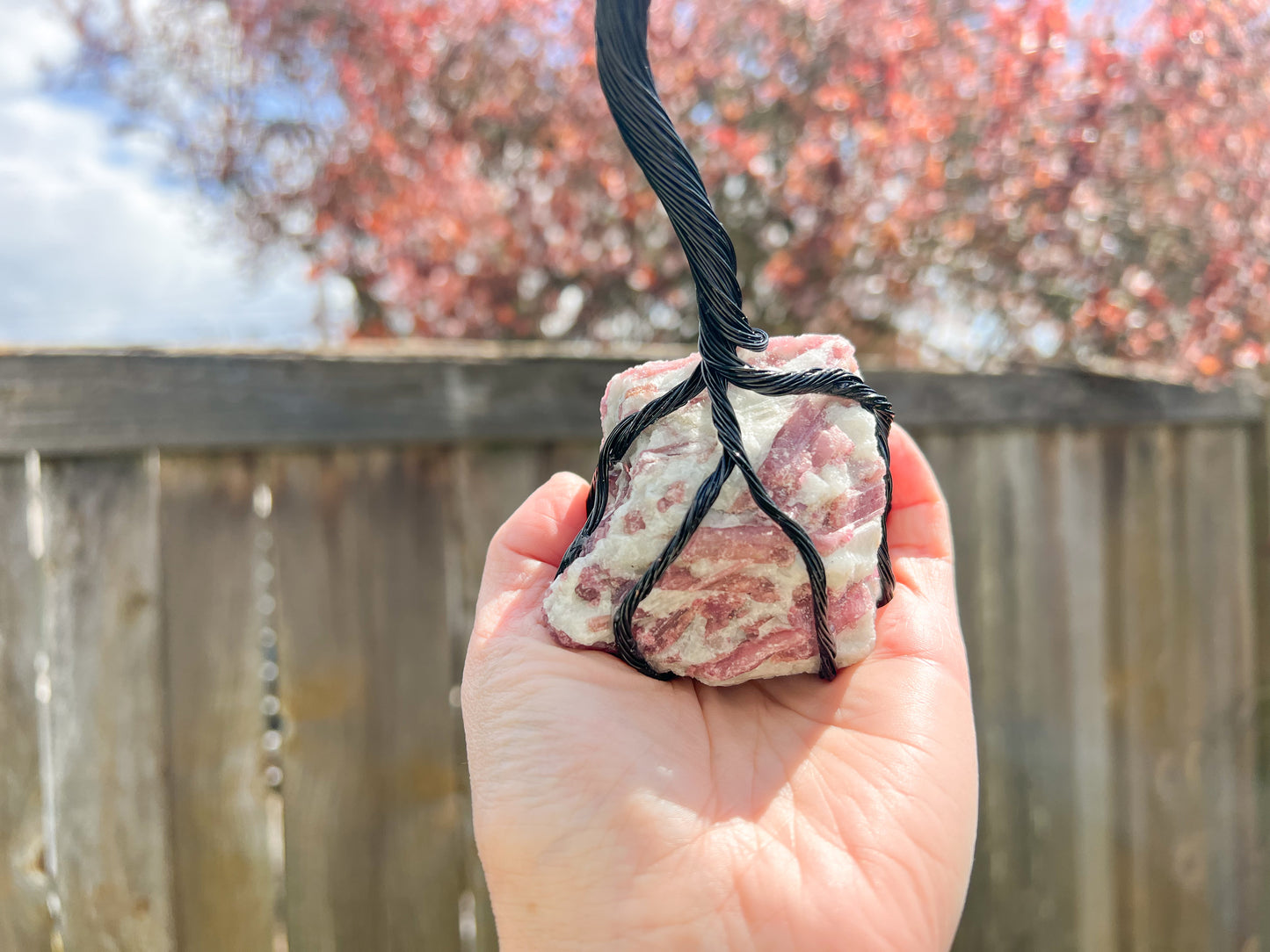 Pink Tourmaline Crystal Tree