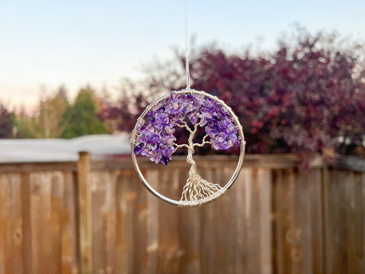 Amethyst Tree of Life Ornament