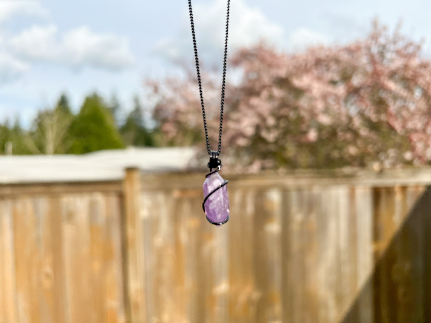 Amethyst Double Terminated Necklace