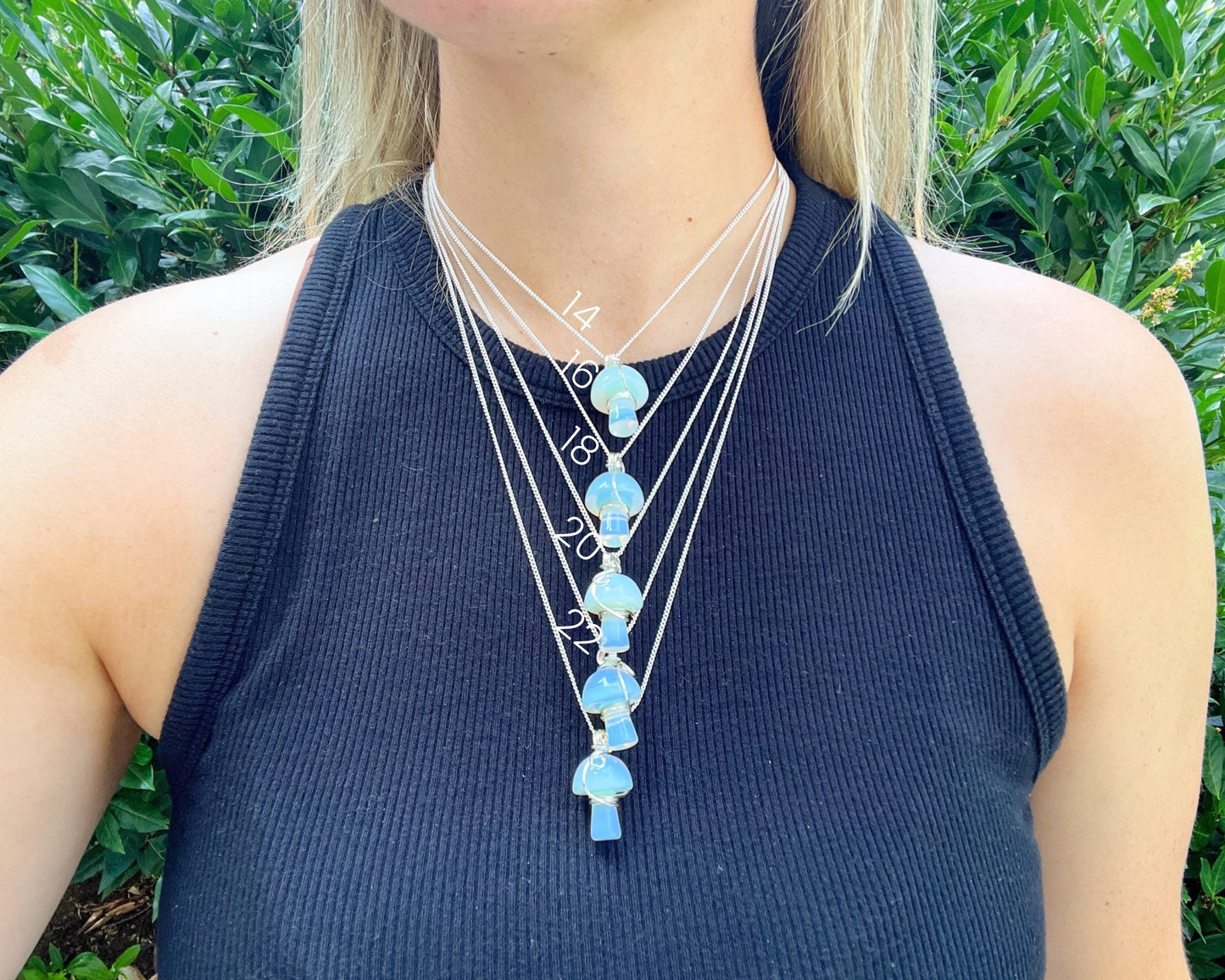 Opalite Mushroom Necklace