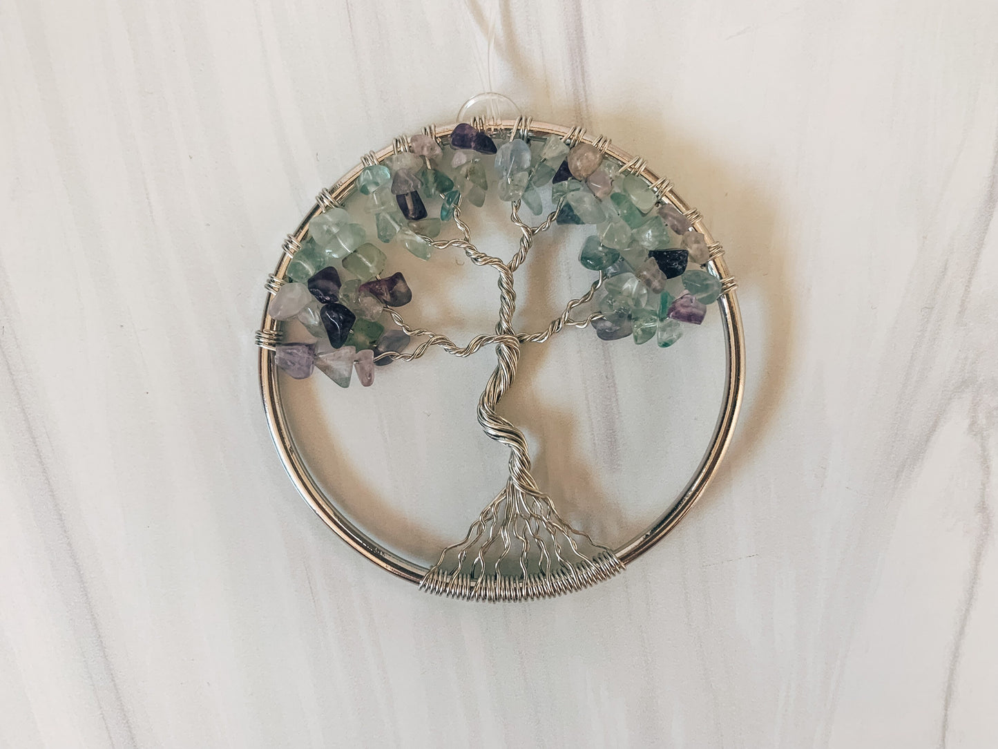 Fluorite Tree of Life Ornament