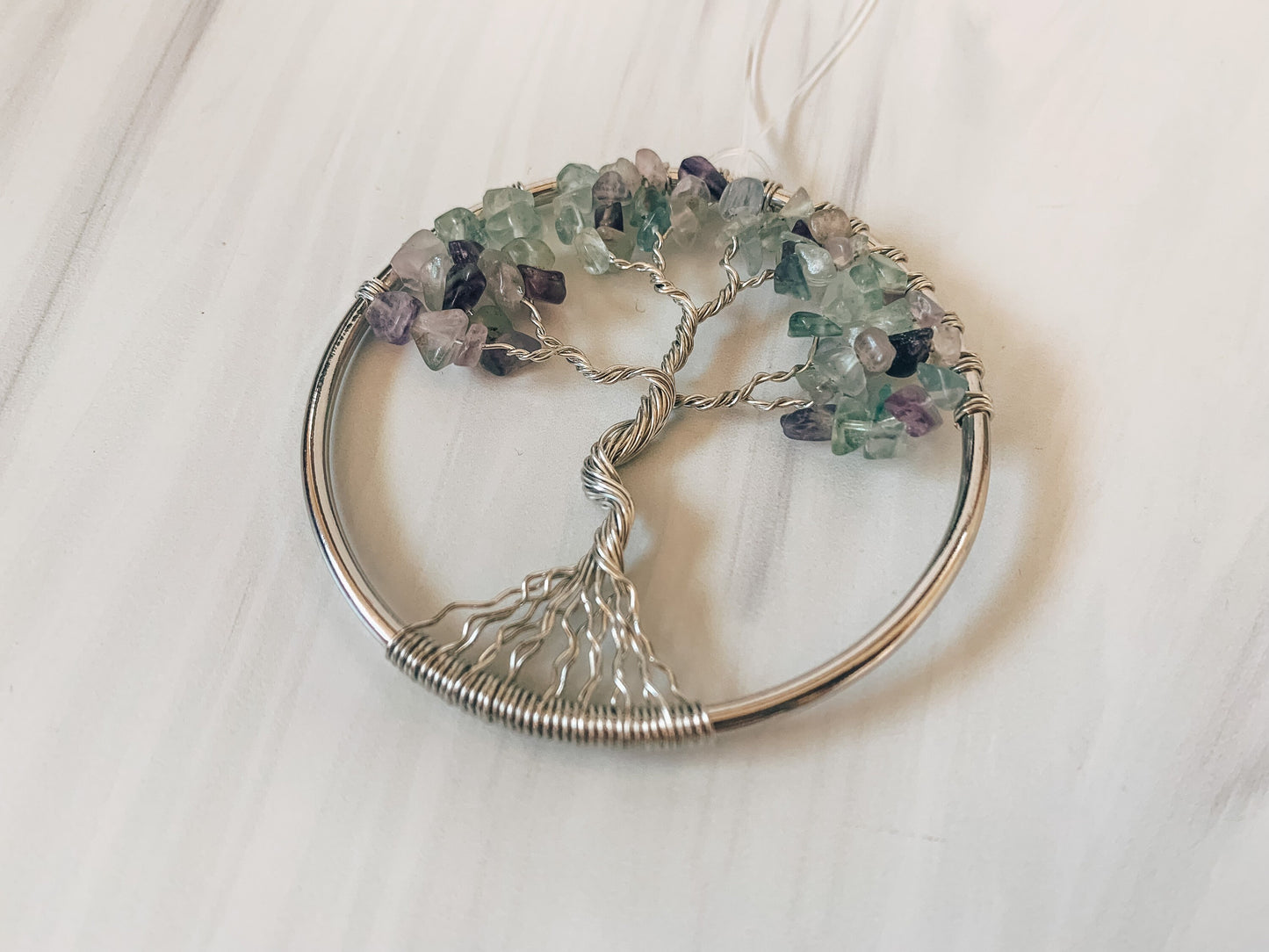 Fluorite Tree of Life Ornament