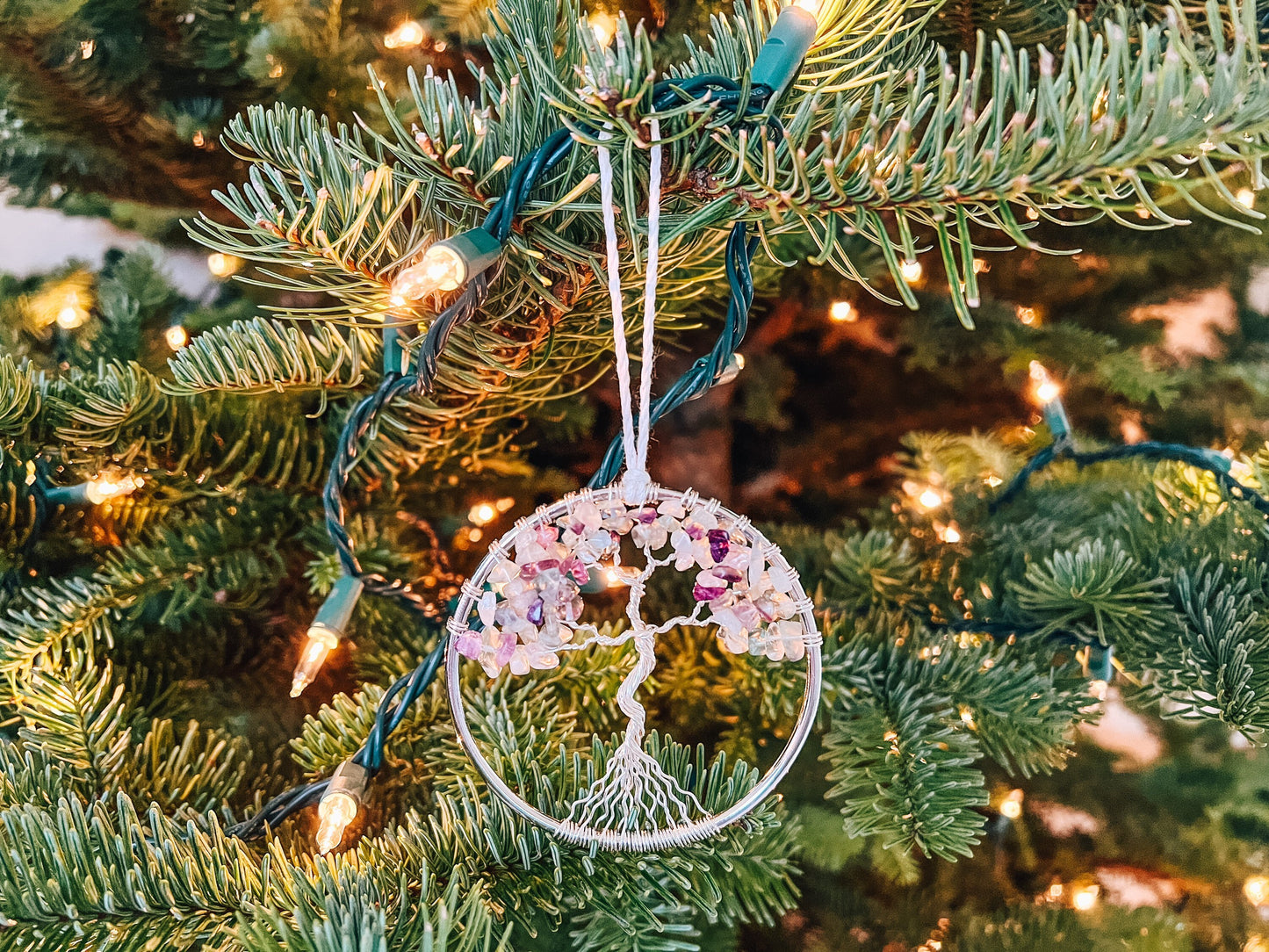 Fluorite Tree of Life Ornament