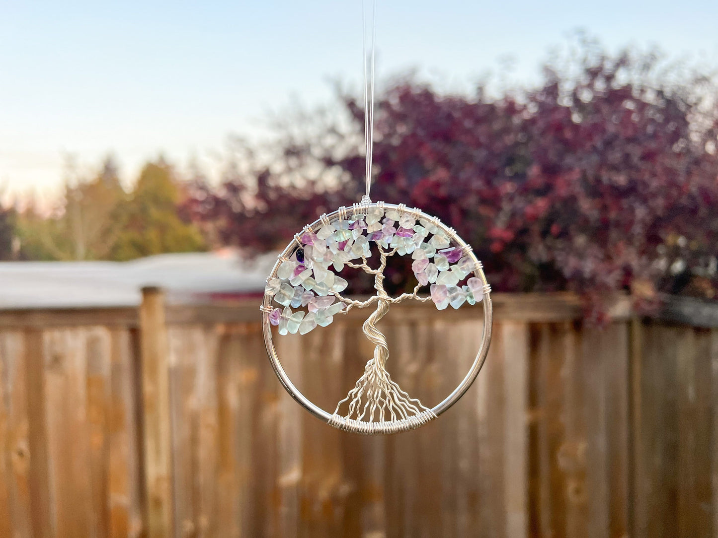 Fluorite Tree of Life Ornament