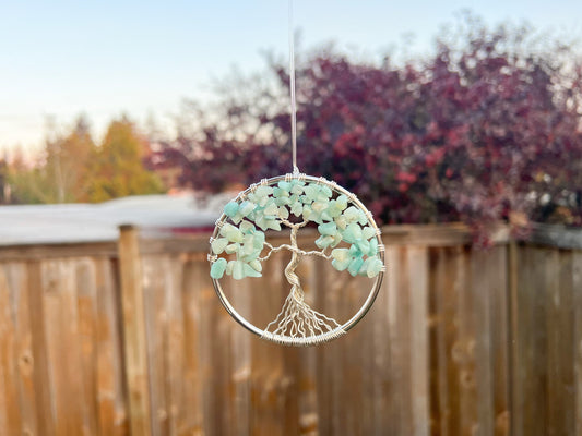 Amazonite Tree of Life Ornament