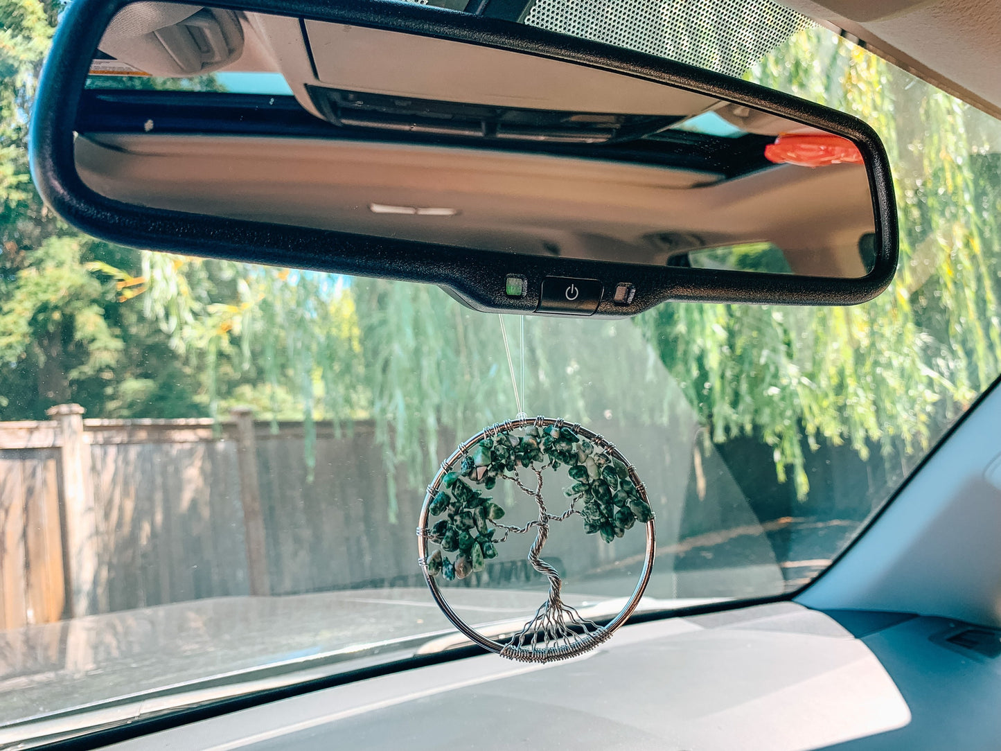 Tree Agate Tree of Life Ornament