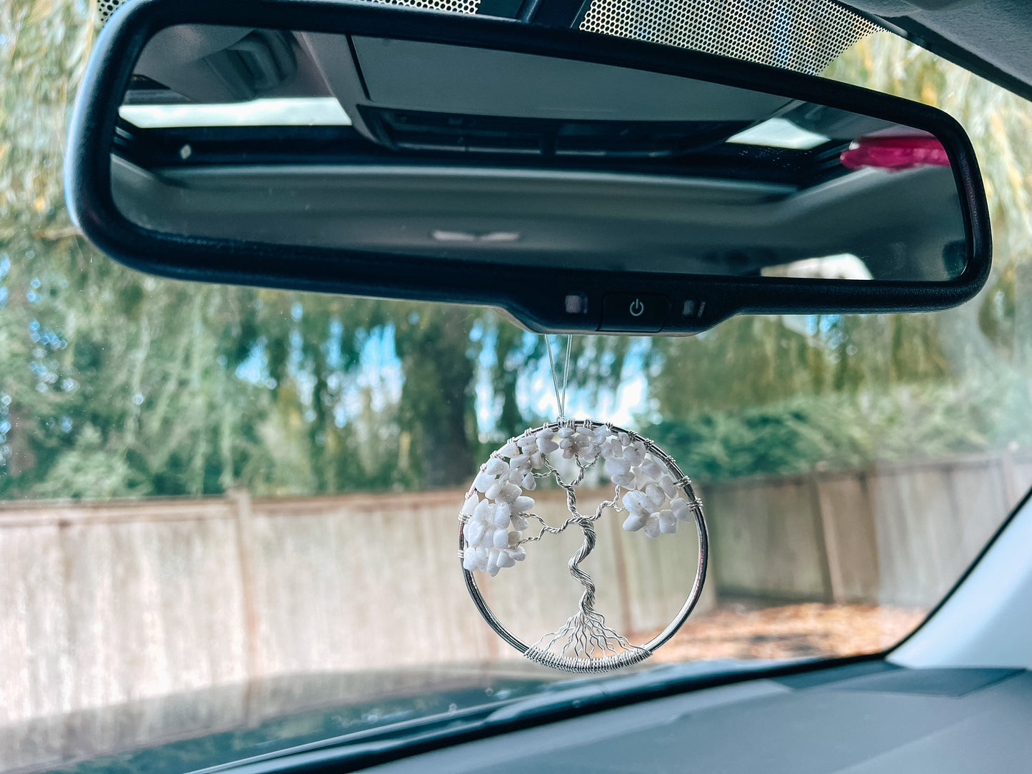 White Quartz Tree of Life Ornament