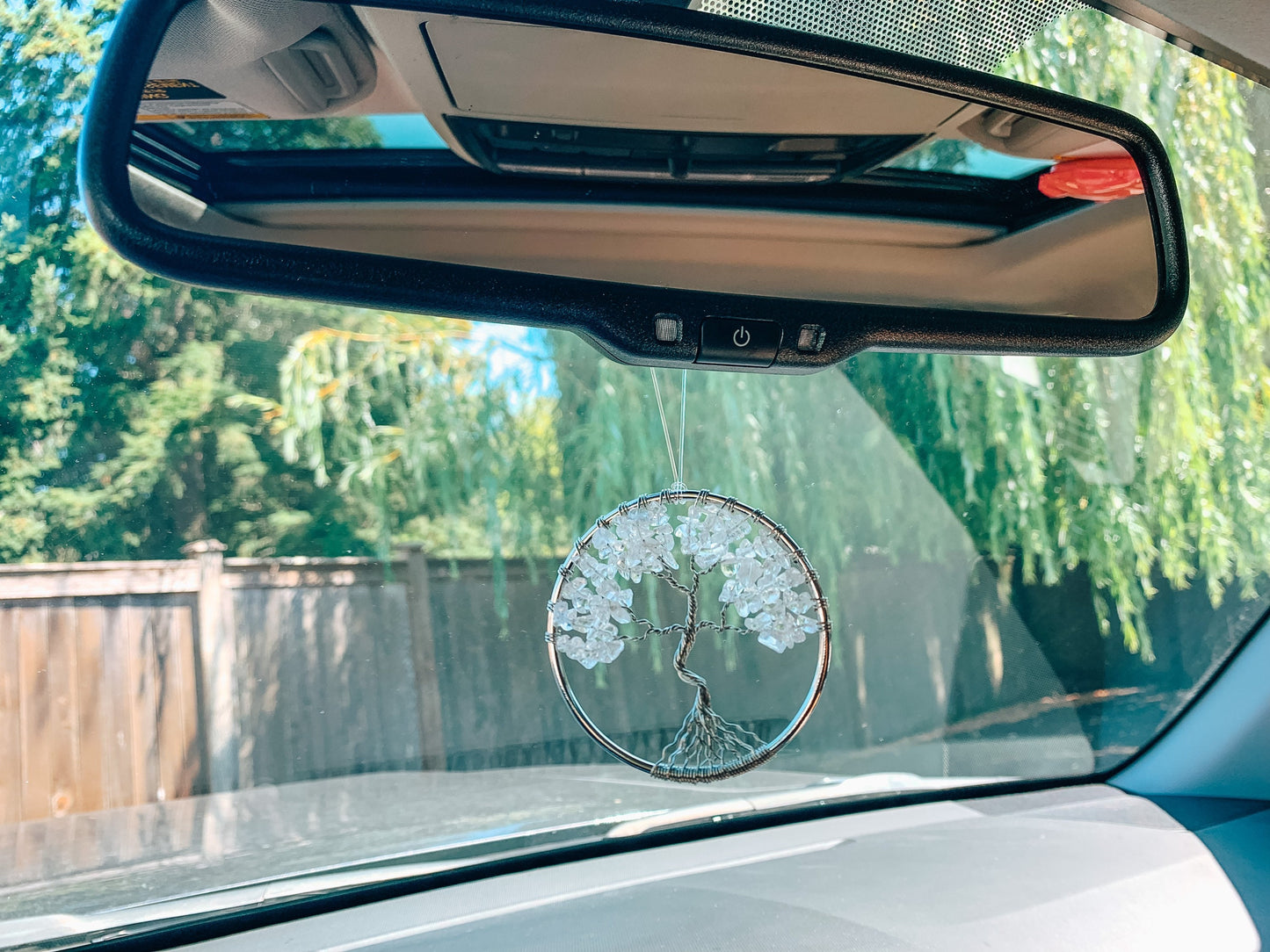 Clear Quartz Tree of Life Ornament