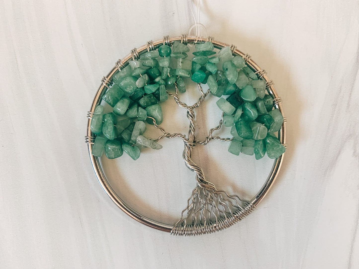 Green Aventurine Tree of Life Ornament