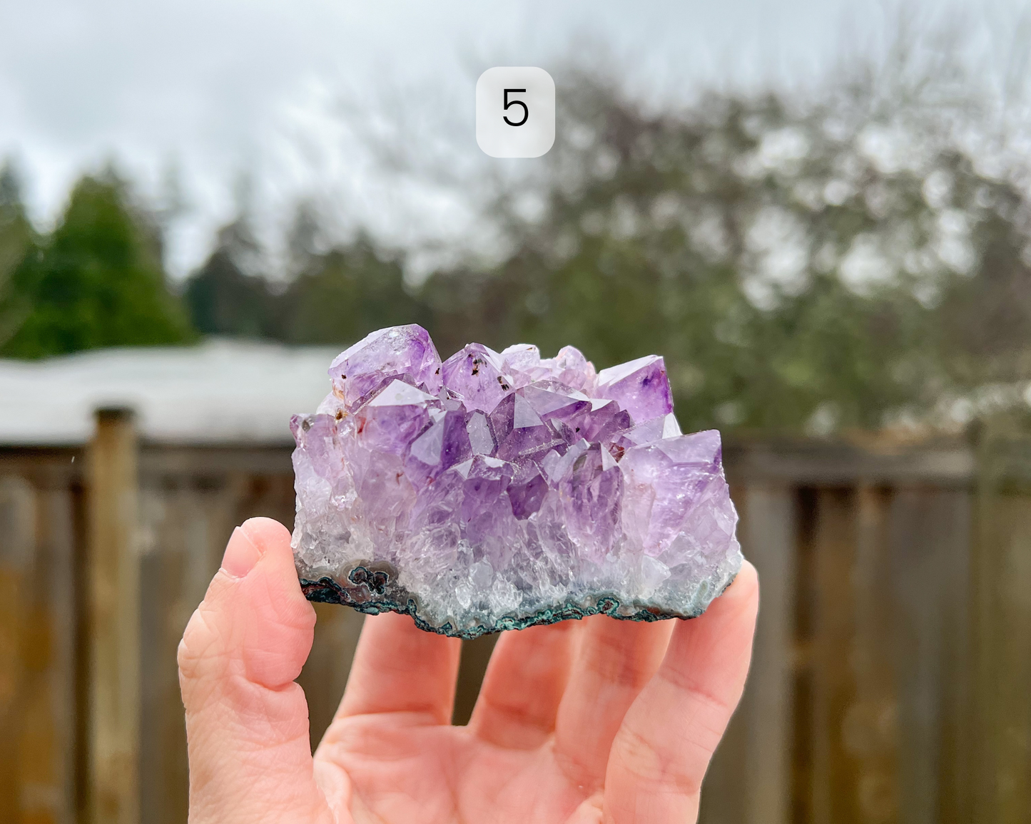 Custom Crystal Tree with Amethyst Crystal Base