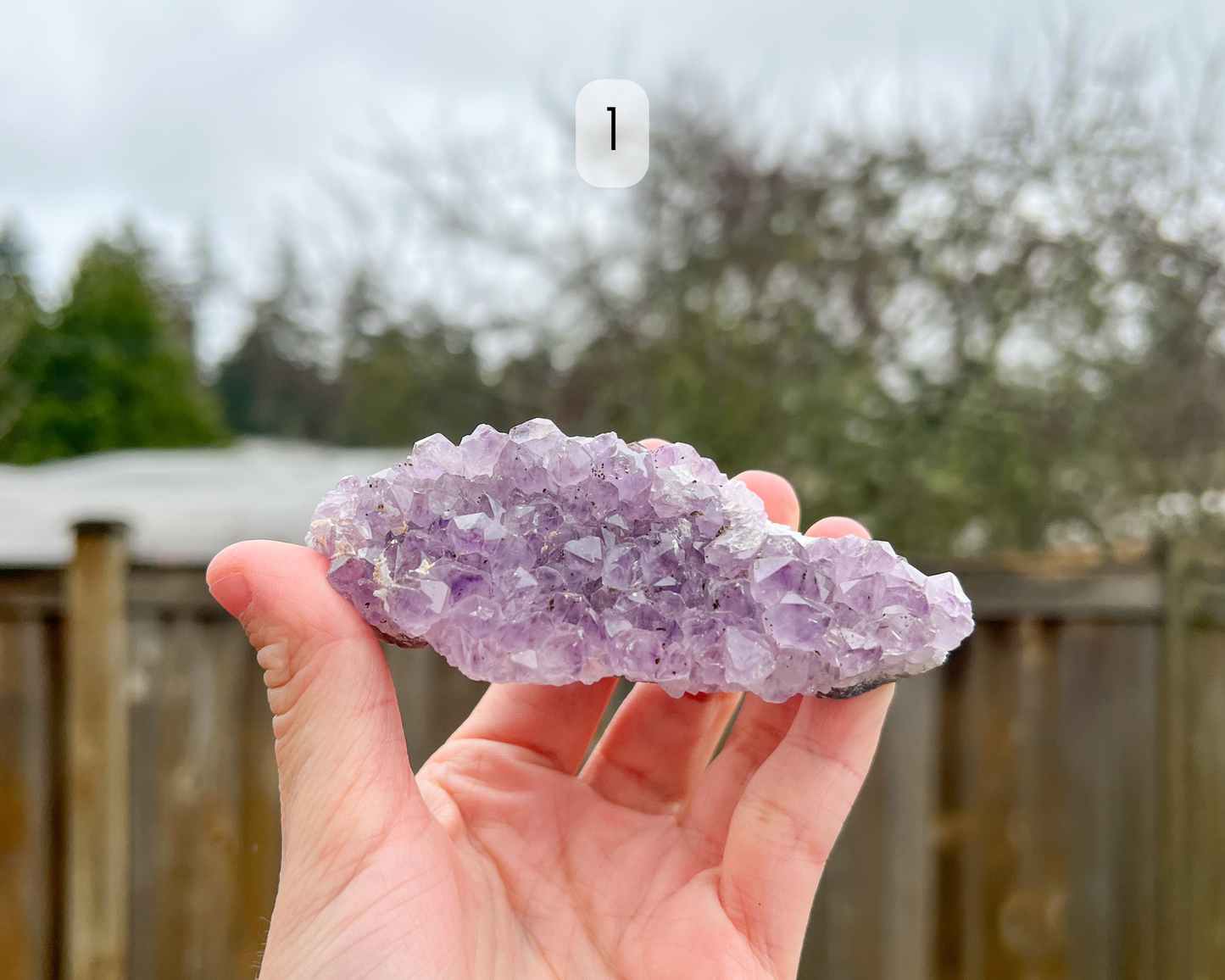 Custom Crystal Tree with Amethyst Crystal Base