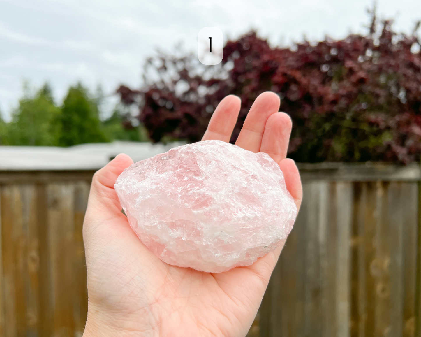 Custom Crystal Tree with Rose Quartz Crystal Base