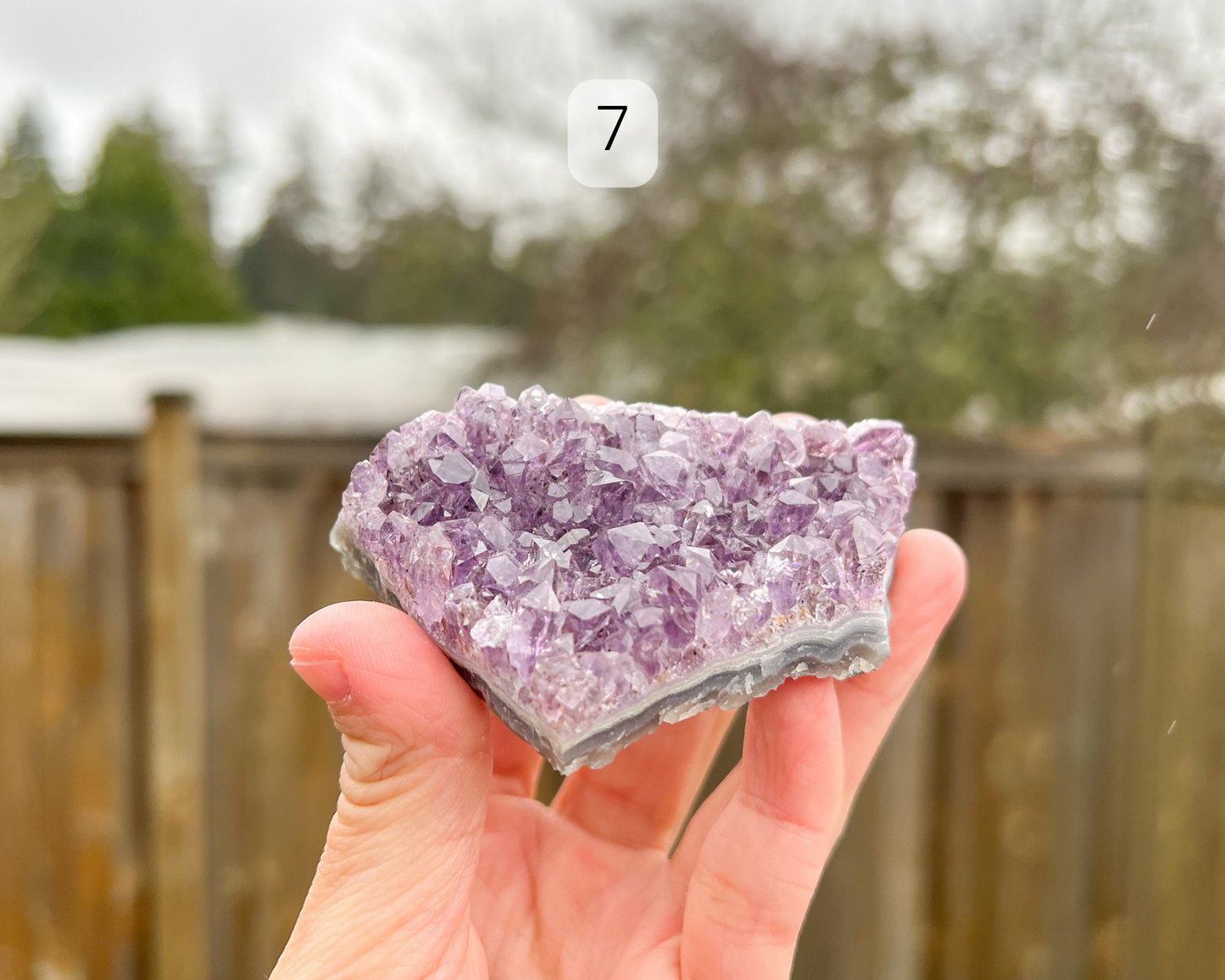 Custom Crystal Tree with Amethyst Crystal Base