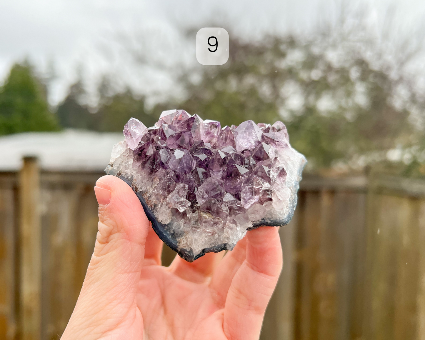 Custom Crystal Tree with Amethyst Crystal Base