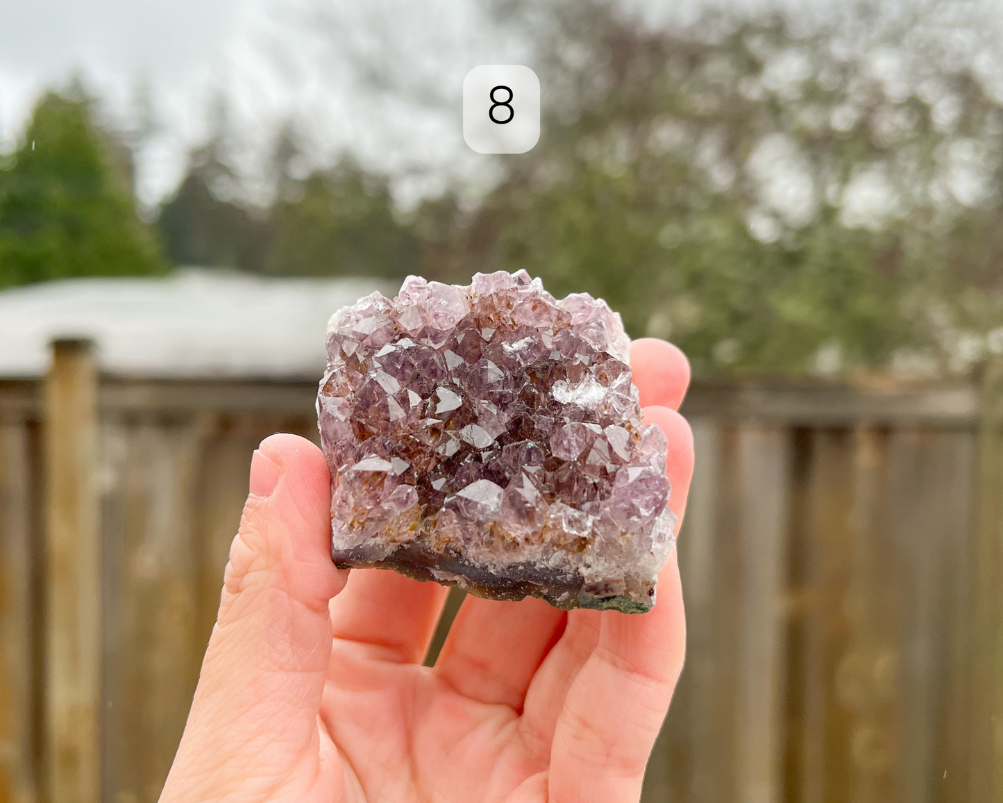 Custom Crystal Tree with Amethyst Crystal Base