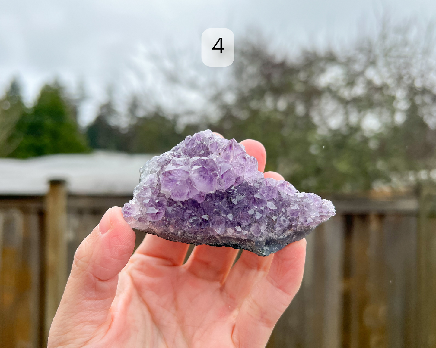 Custom Crystal Tree with Amethyst Crystal Base