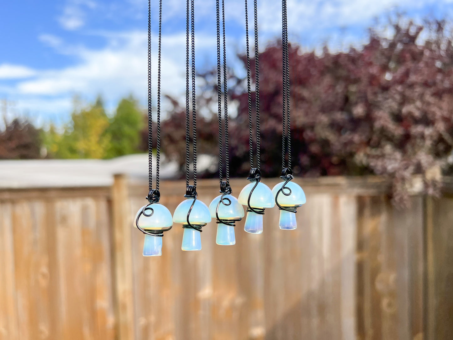 Opalite Mushroom Necklace