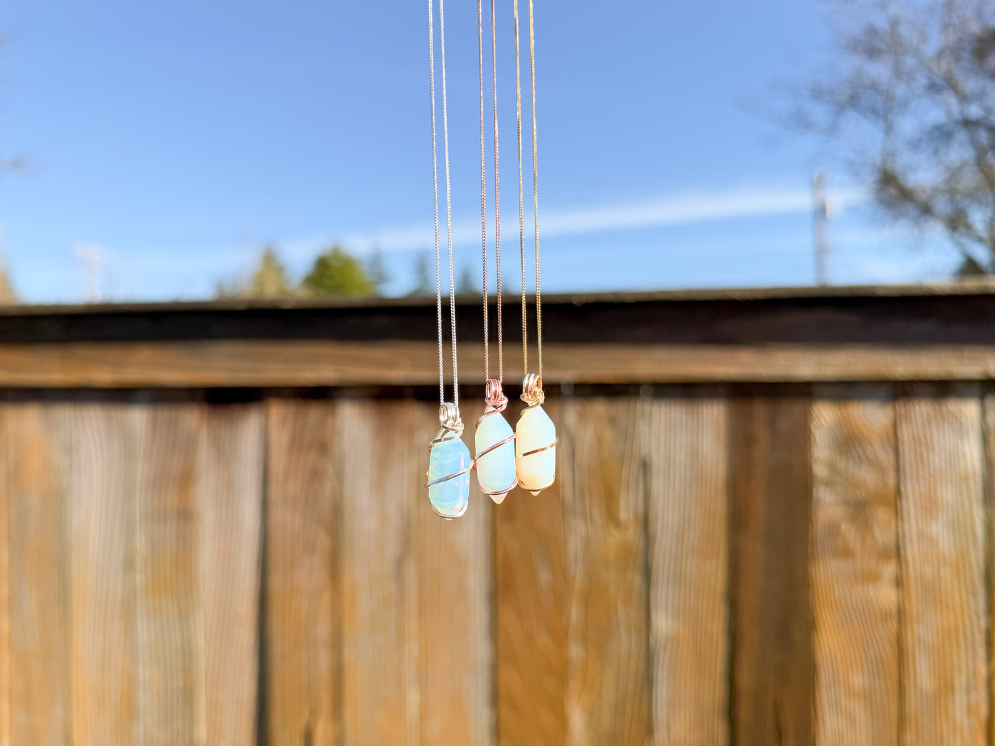 Opalite Point Necklace