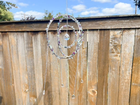Extra Large Fluorite Sun Catcher
