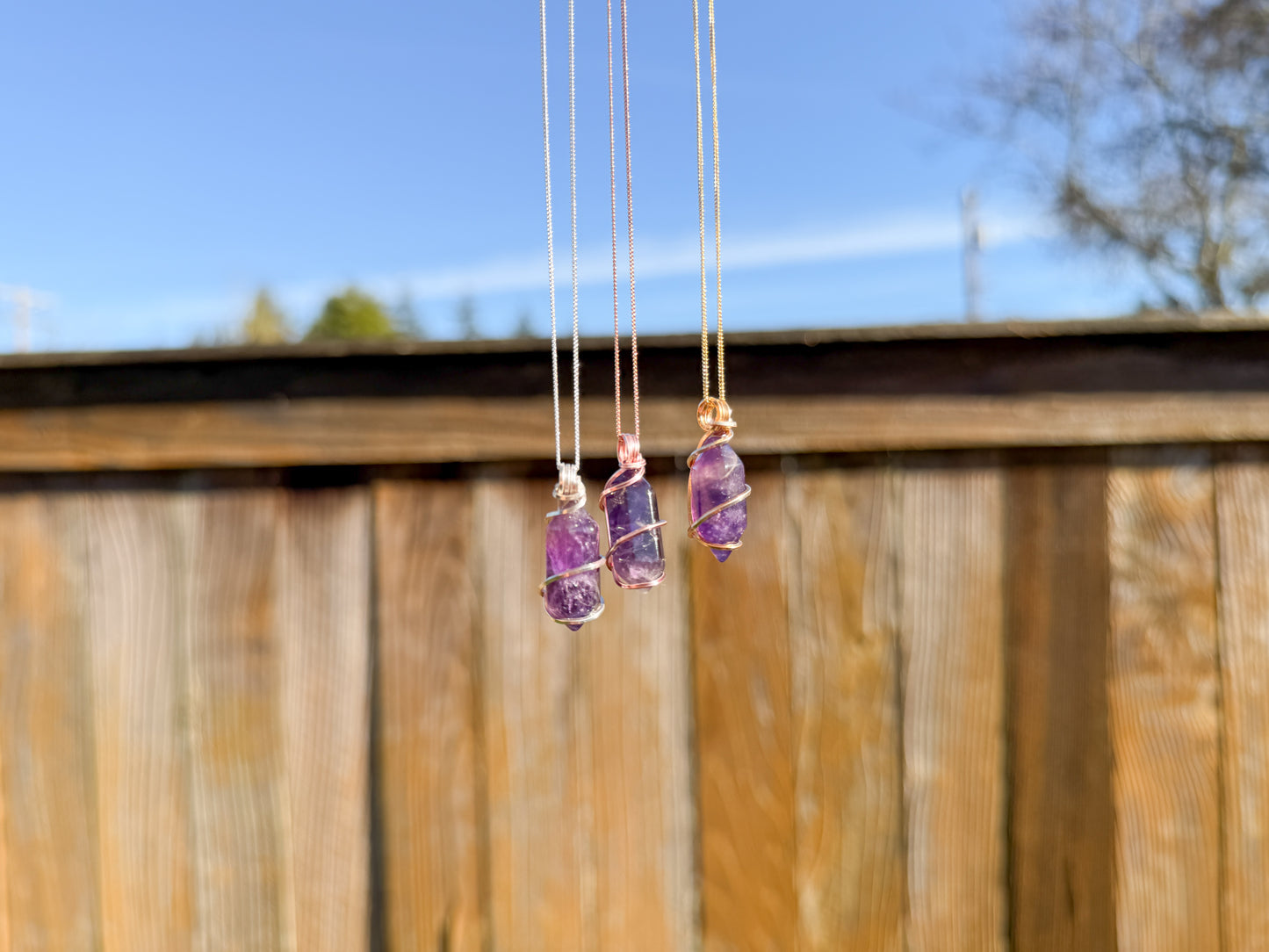 Amethyst Point Necklace