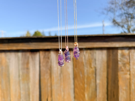 Amethyst Point Necklace
