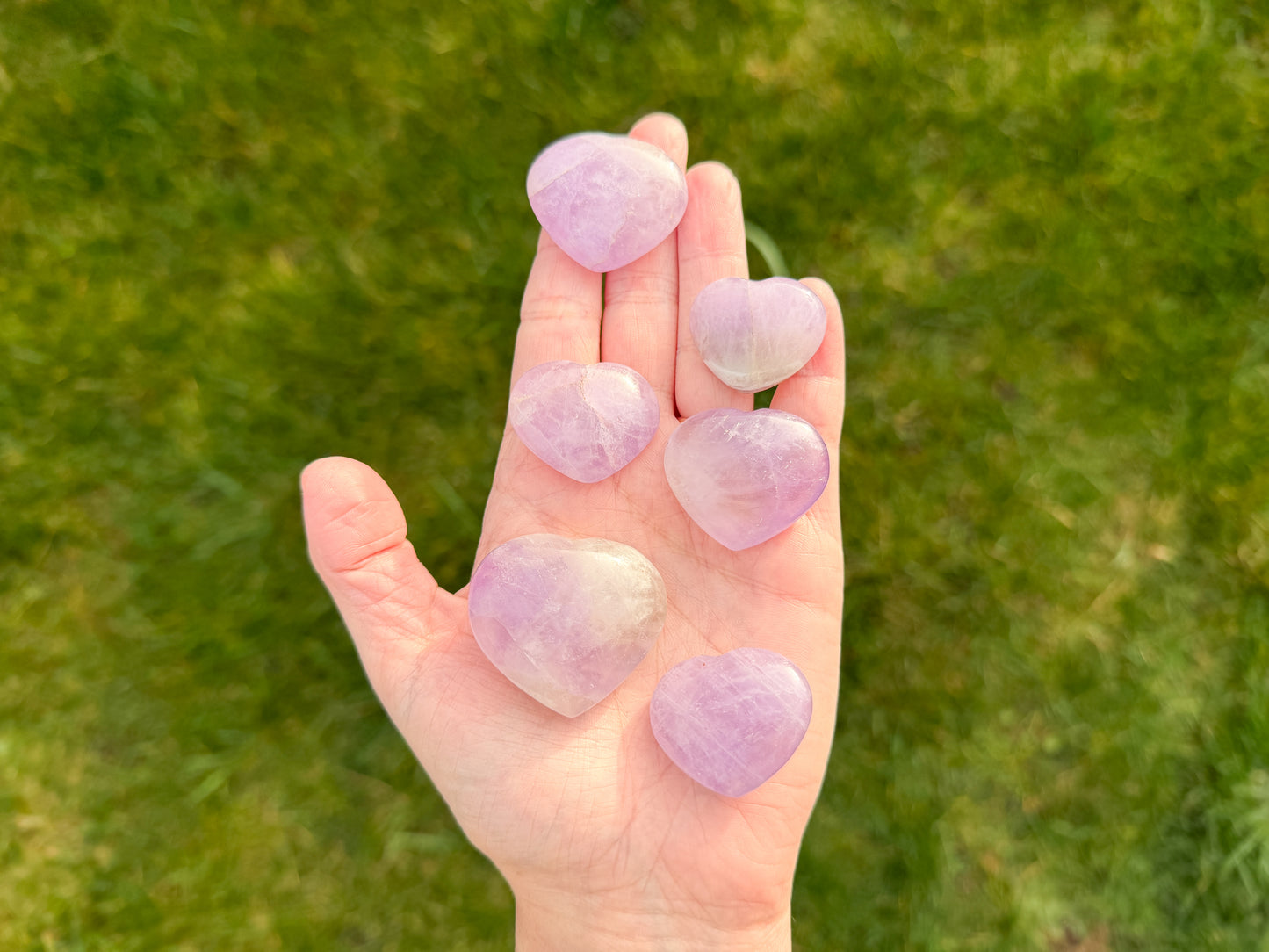 Amethyst Heart Carving