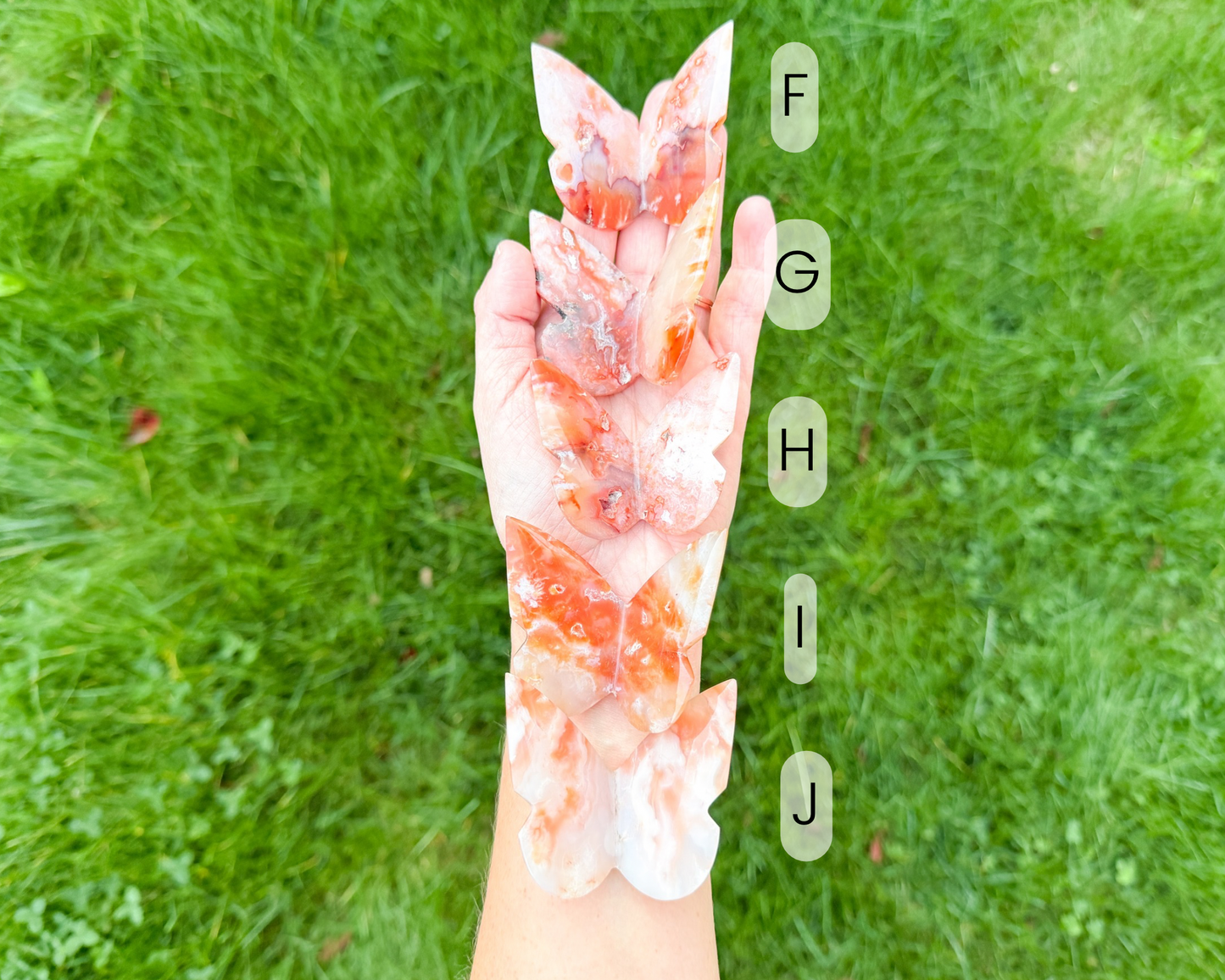 Carnelian Butterfly Carving