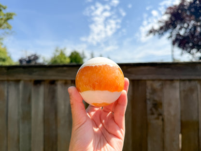 Orange Calcite Sphere