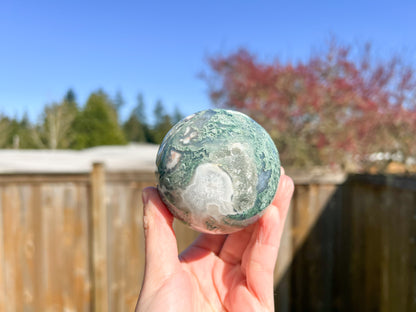 Moss Agate Sphere