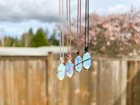 Opalite Double Terminated Necklace