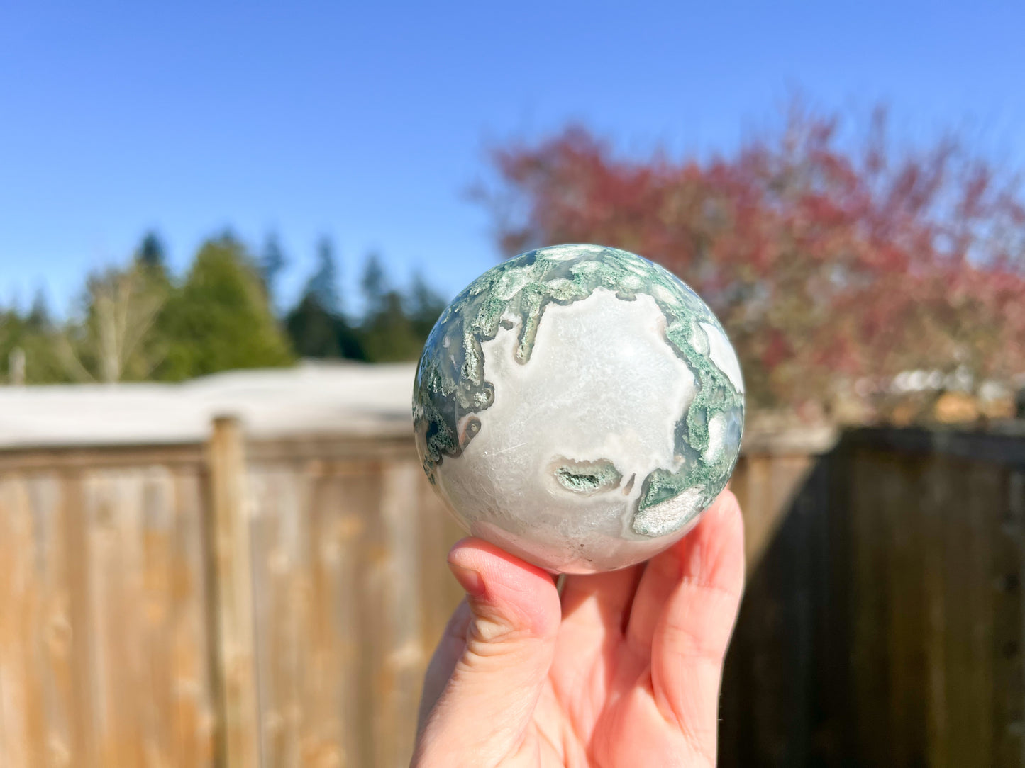 Moss Agate Sphere