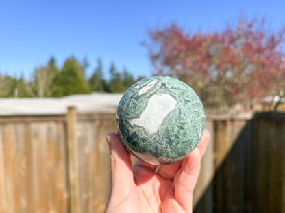 Moss Agate Sphere