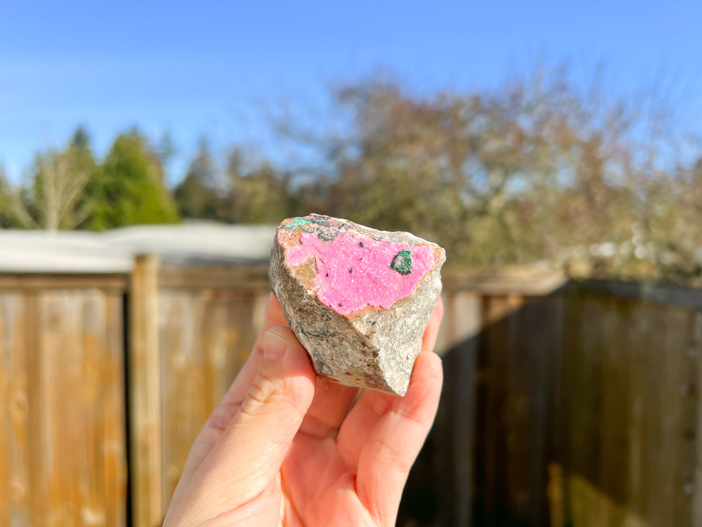 Cobalto Calcite Raw Crystal