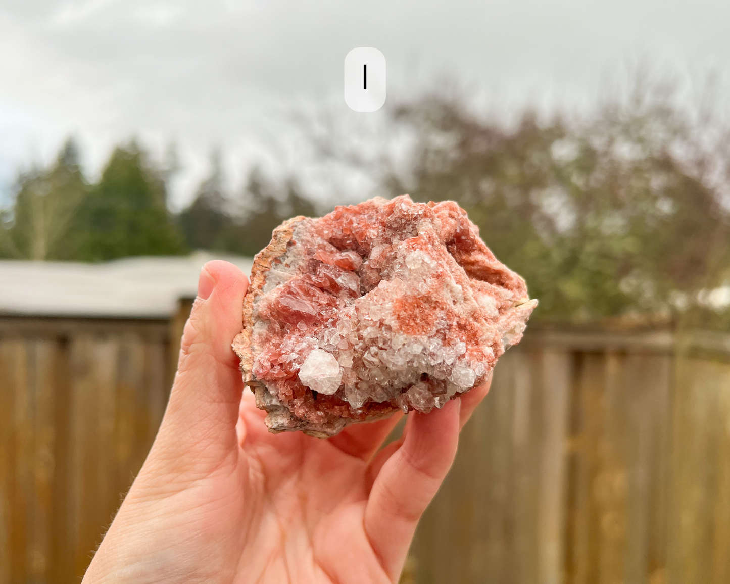 Pink Amethyst Raw Geode Large