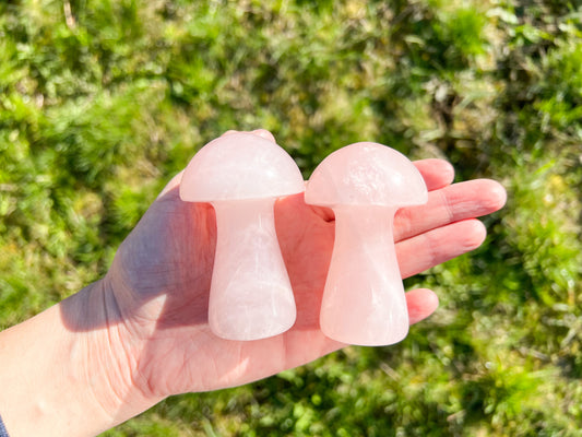 Rose Quartz Mushroom