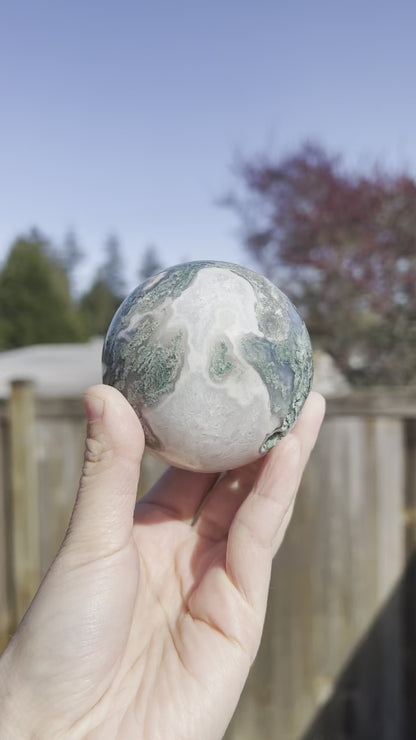 Moss Agate Sphere