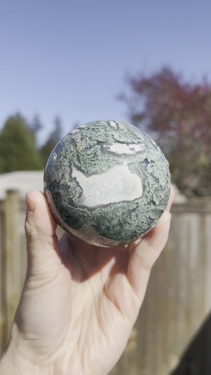 Moss Agate Sphere