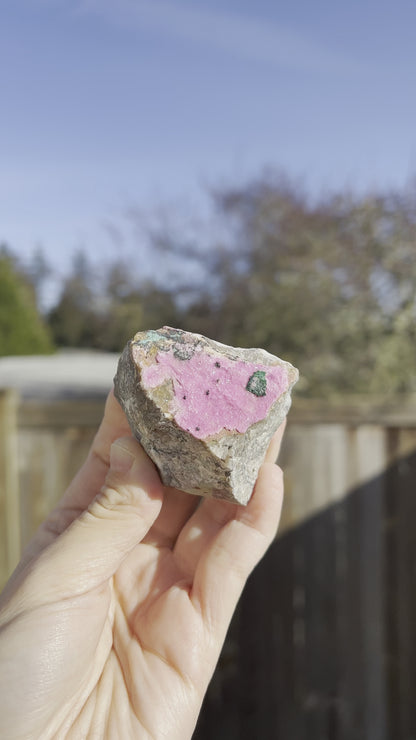 Cobalto Calcite Raw Crystal