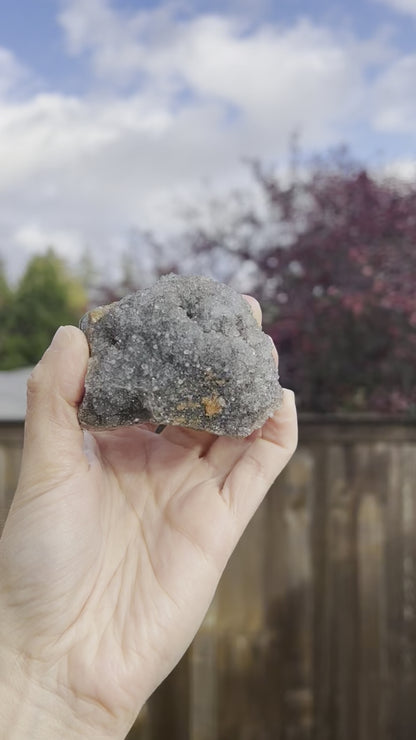 Black Amethyst Cluster