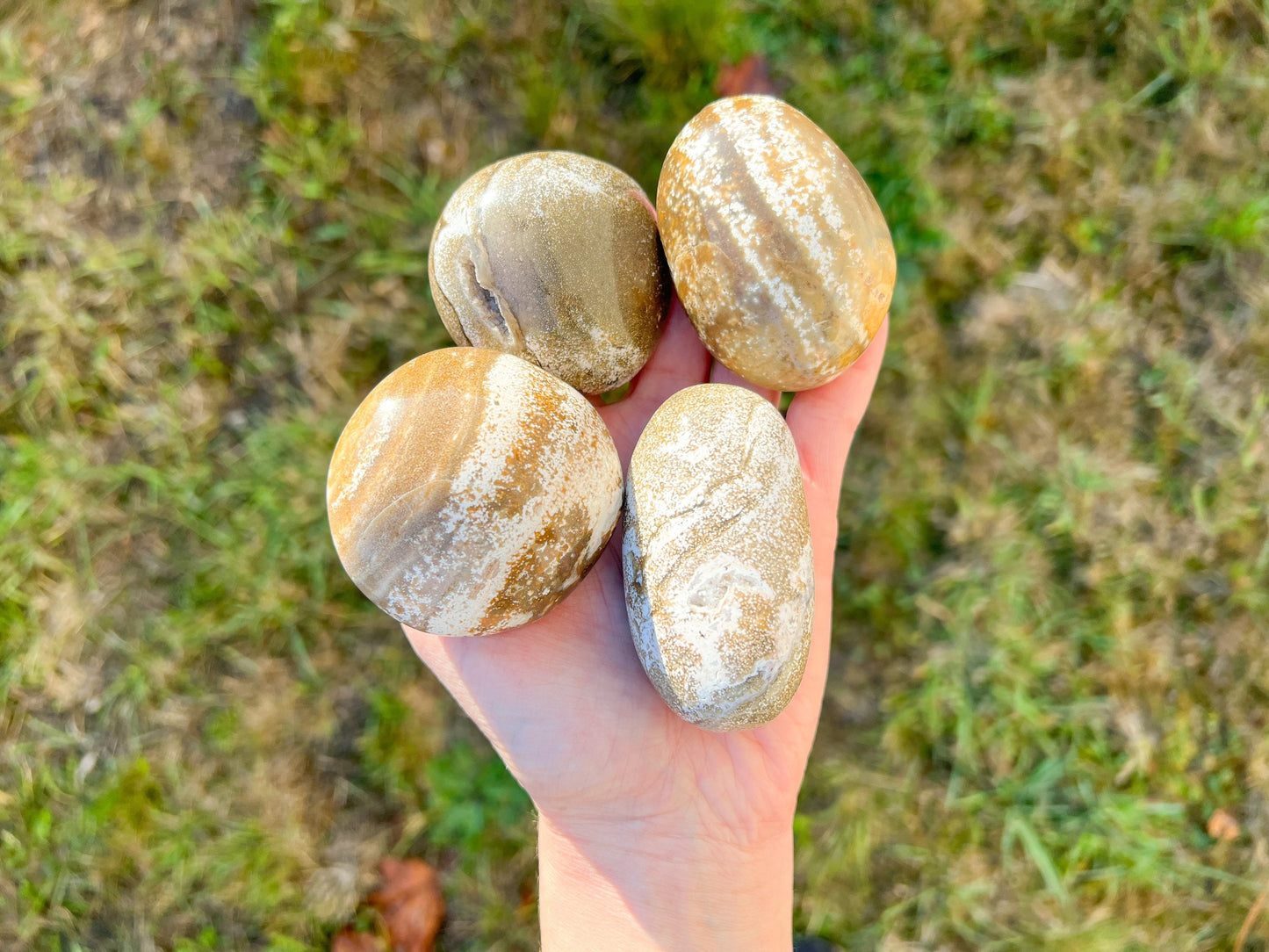 Ocean Jasper Palm Stone